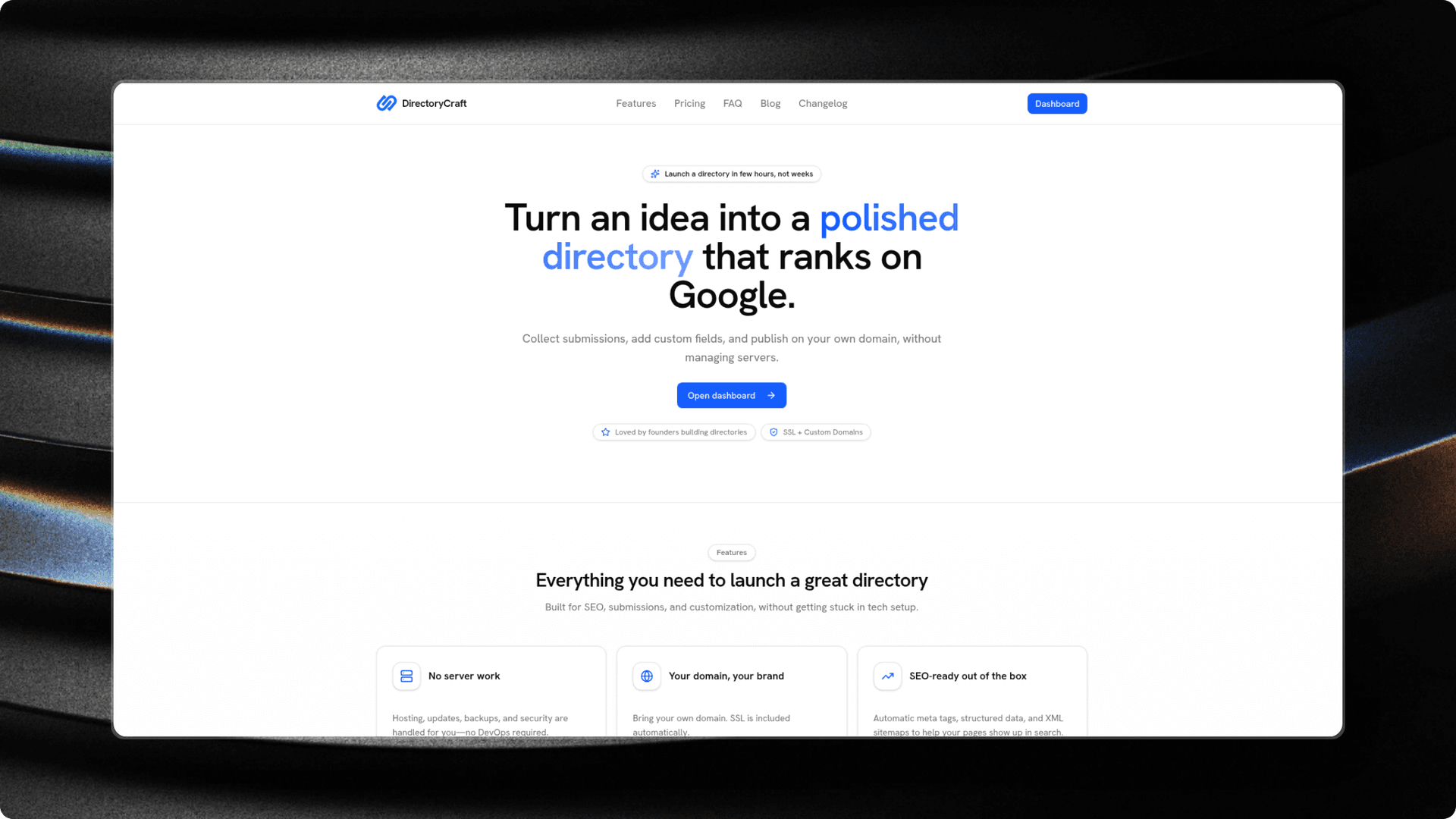 DirectoryCraft, No-Code Directory Website Builder